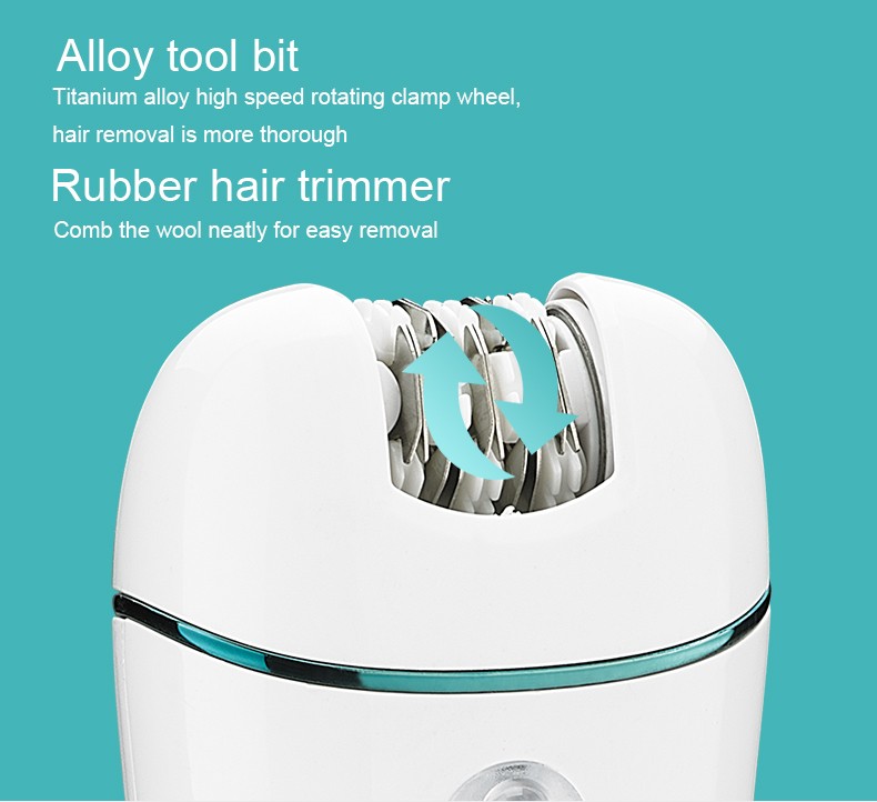 DALING-6018 for ladies, USB charging, pull-out, multi-functional, four-in-one hair remover, hair shaver, razor, hair remover with light, cross-border detail image 5