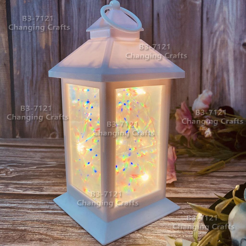 Ramadan plastic antique kerosene flame wind lamp Christmas creative decoration craft electronic candle stall goods import cross border shipment trembling sonic boom wedding road LED horse-light soft decoration prop fireplace 106 Application Scenario