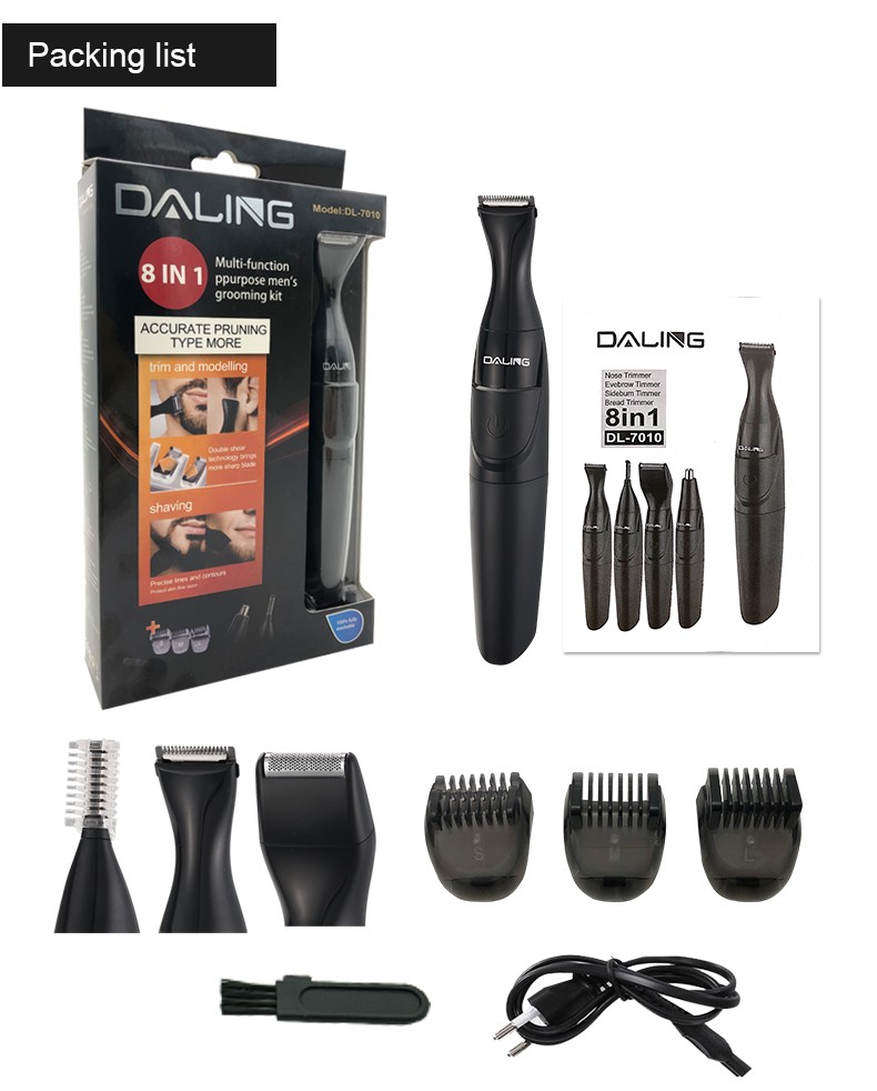 DALING Electric Nose Hair Trimmer DALING-7010, multi-functional nose hair trimmer, Eyebrow Trimmer, Cross-border detail image 13