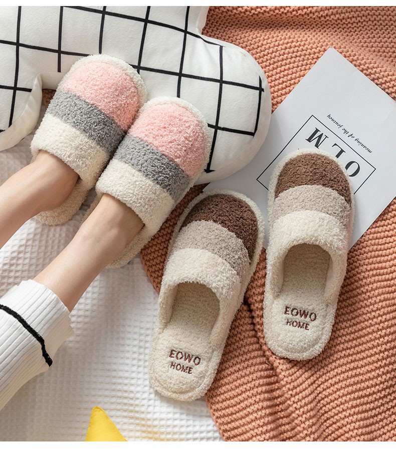爆款地摊棉拖鞋女冬外穿毛绒防滑情侣家居拖鞋保暖居家室内男月子棉鞋详情8