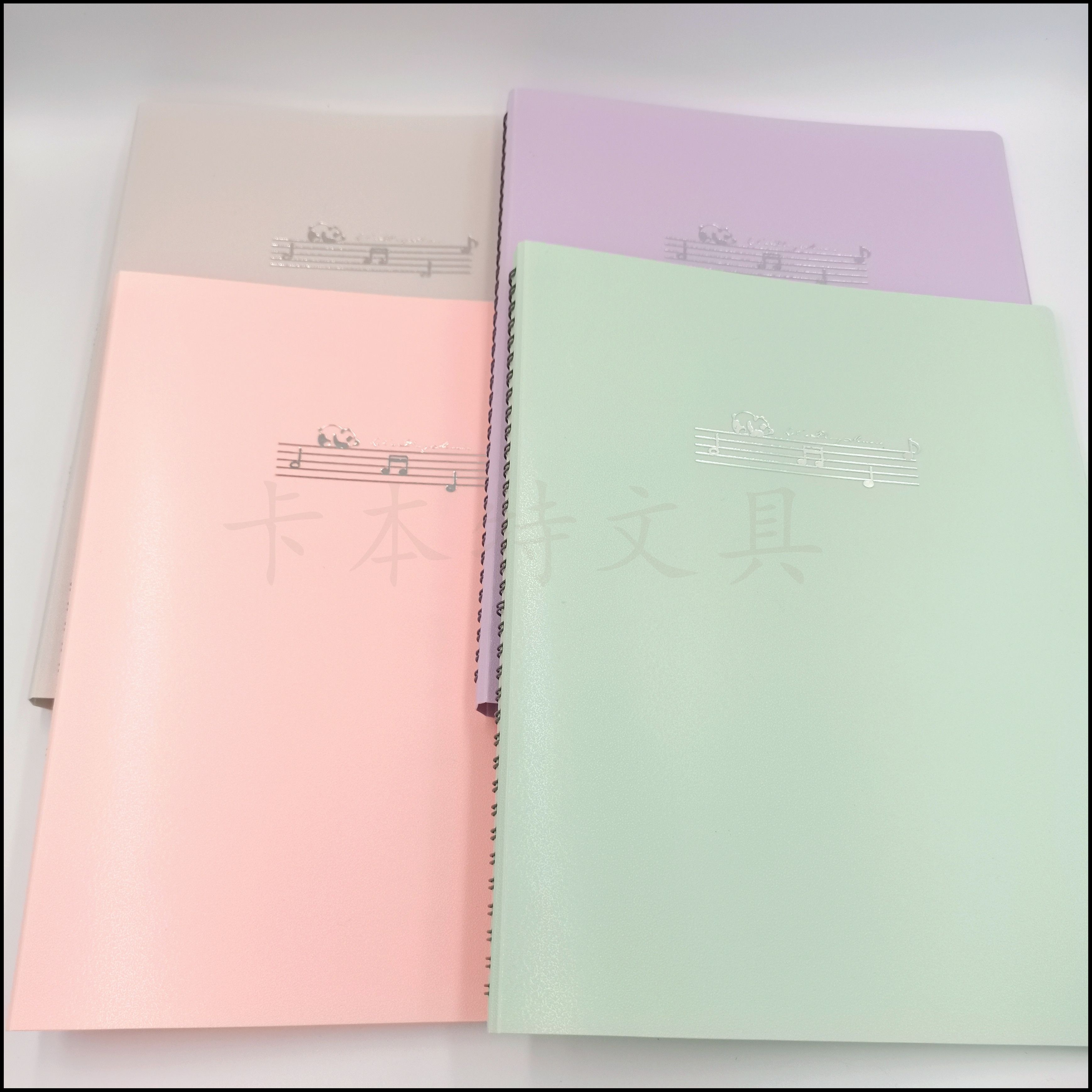 Frosted piano sheet music folder, 30-page student coil test paper folder, factory direct sales, storage book, piano sheet music Item Picture