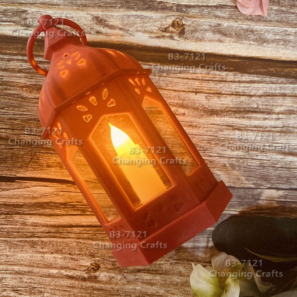 Ramadan plastic antique kerosene flame wind lamp Christmas creative decoration craft electronic candle stall goods import cross border approval Trembling sonic boom wedding road LED horse-light soft decoration prop fireplace 132 Specification drawing