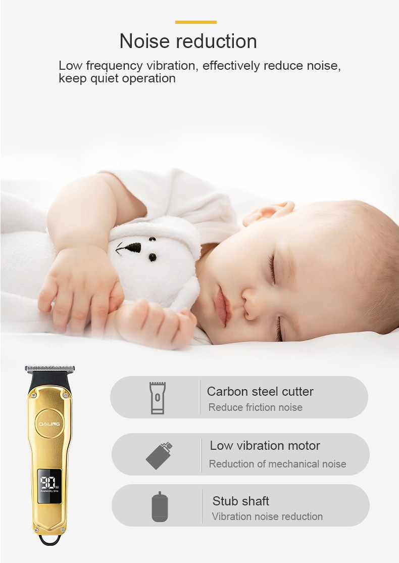 DALING-1209 Professional rechargeable Hairdressing Tool, high-power electric clipper wholesale Cross-border pic 9