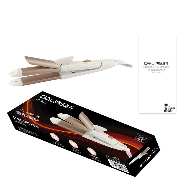 DALING-5008 Ladies' Hair Curler, plug-in ladies' hair curler, hairdressing device, curls bangs without damaging hair and preventing scalding hands, wholesale cross-border Item Picture