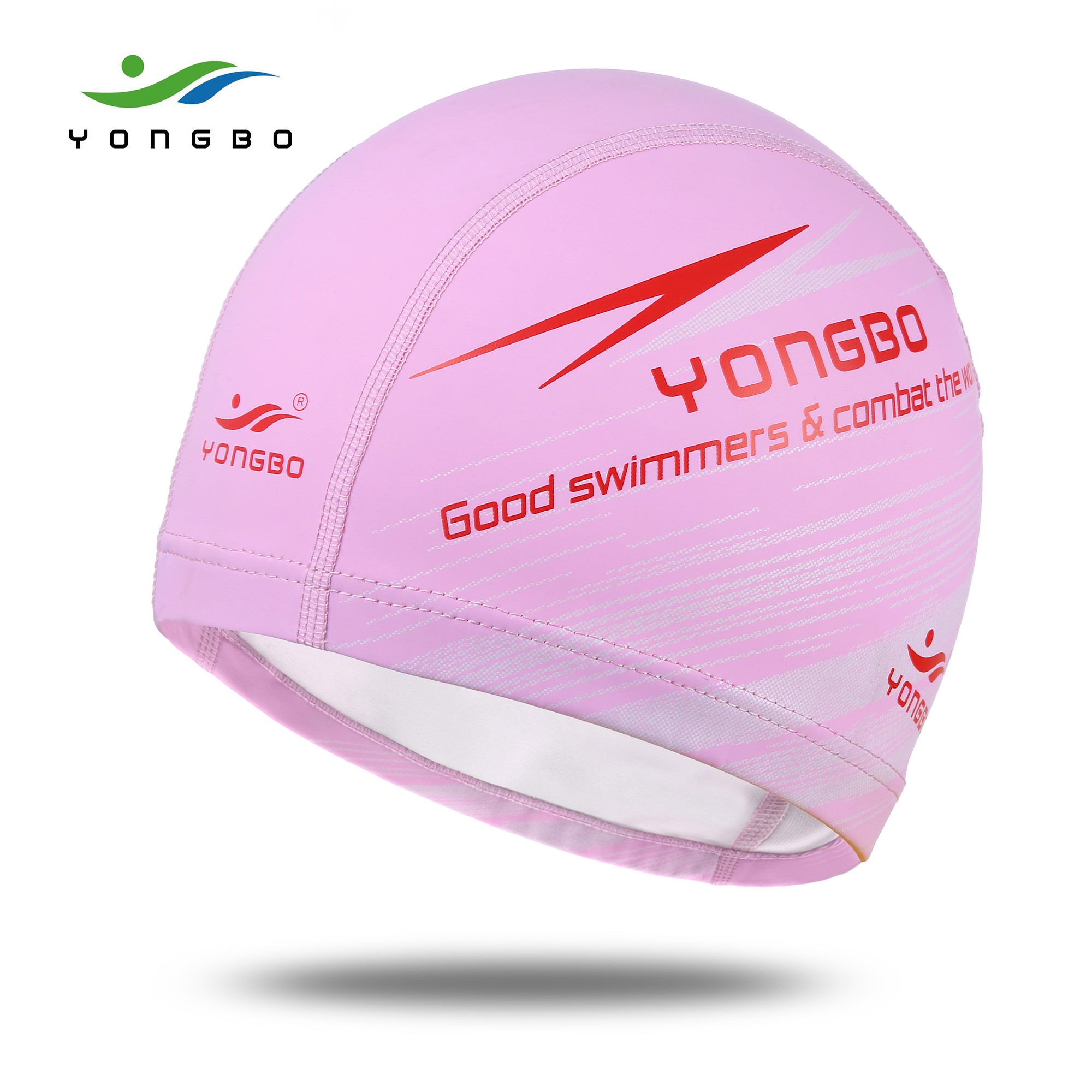Yongbo genuine factory direct sales Professional pu fabric swimming caps [Customizable] detail image 1