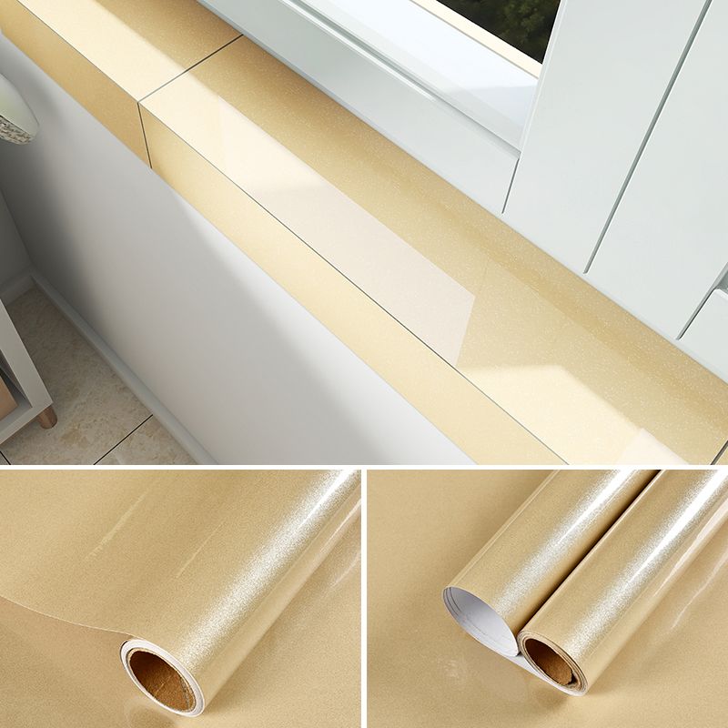 Copper Champagne Gold color Pearlescent self-adhesive tape with adhesive, moisture-proof, waterproof, refurbished wallpaper, kitchen lampblack stickers, furniture refurbished wardrobe, 60cm*3m