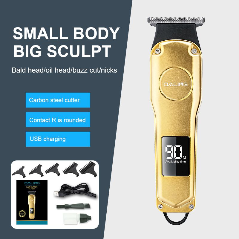 DALING-1209 Professional rechargeable Hairdressing Tool, high-power electric clipper wholesale Cross-border