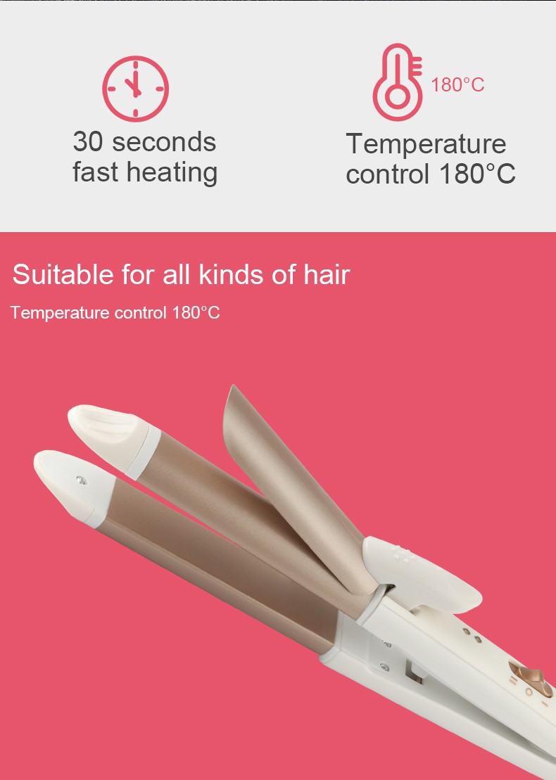 DALING-5008 Ladies' Hair Curler, plug-in ladies' hair curler, hairdressing device, curls bangs without damaging hair and preventing scalding hands, wholesale cross-border detail image 6