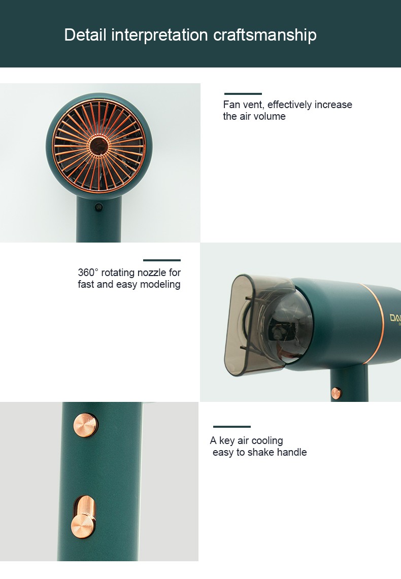 DALING-3010 hair dryer, high-power hair dryer, household cold and hot air hair dryer, wholesale cross-border pic 11