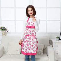 围裙定玫瑰花围裙韩版创意百搭围腰居家日用品做logo厨房围裙