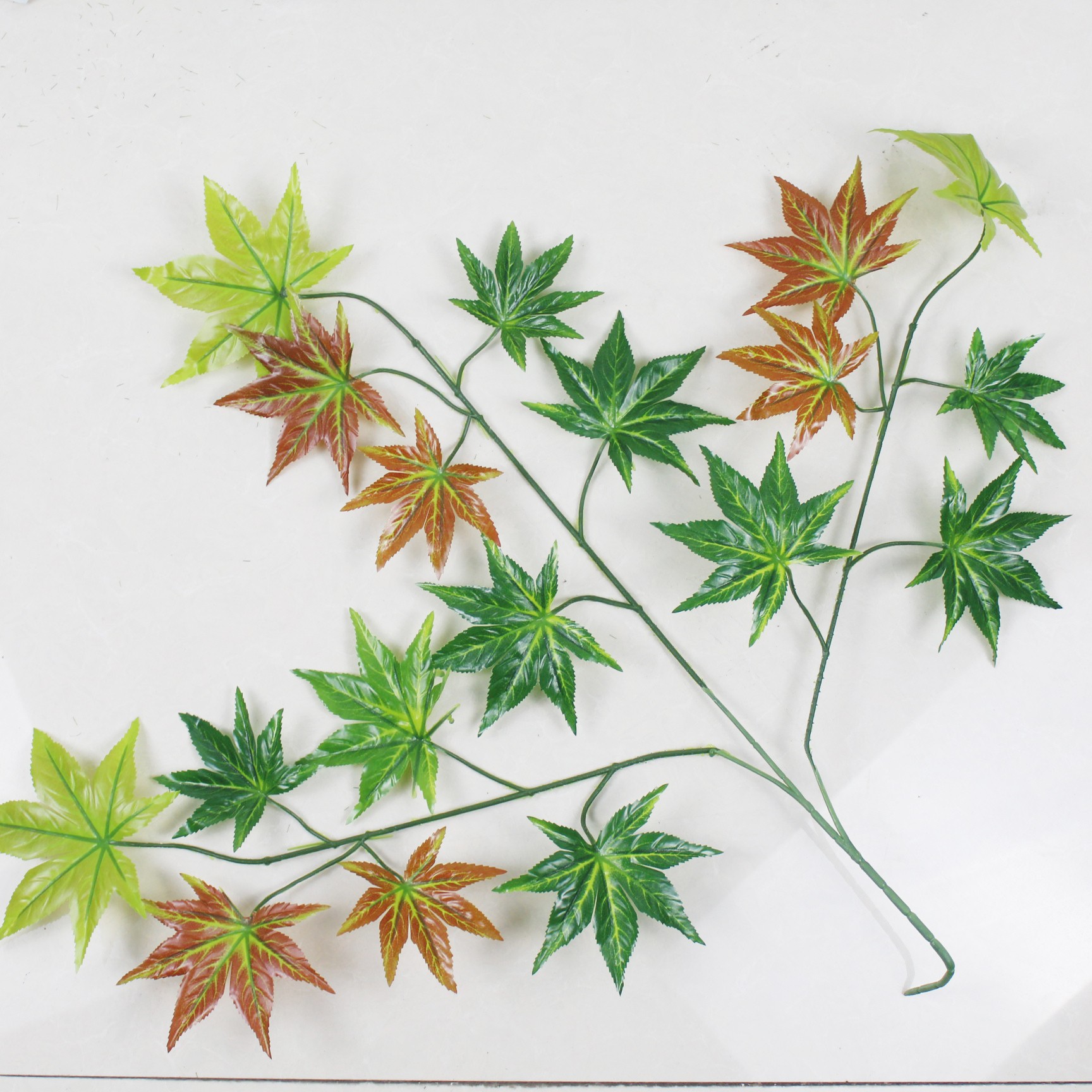 Canadian red maple branches, American big red maple, tactile red maple branches, artificial maple leaves, artificial red maple leaves, fake maple leaves, Xiangshan maple detail image 7