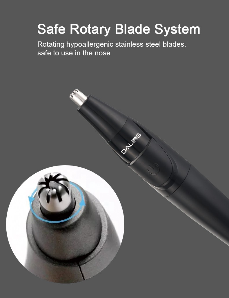 DALING Electric Nose Hair Trimmer DALING-7010, multi-functional nose hair trimmer, Eyebrow Trimmer, Cross-border detail image 3