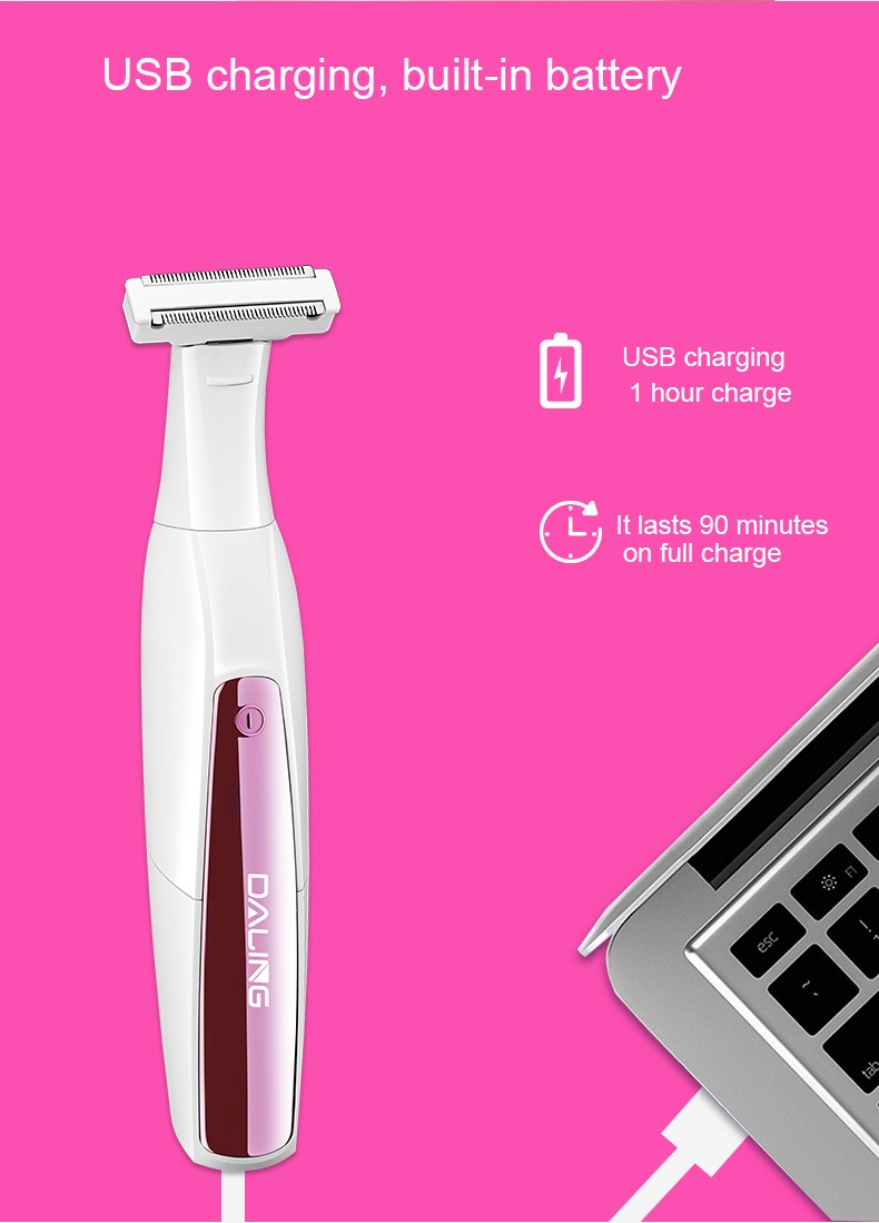 DALING-6005 multi-functional three-in-one hair shaving and massage Device for women, wholesale of cross-border hair shaving devices pic 7