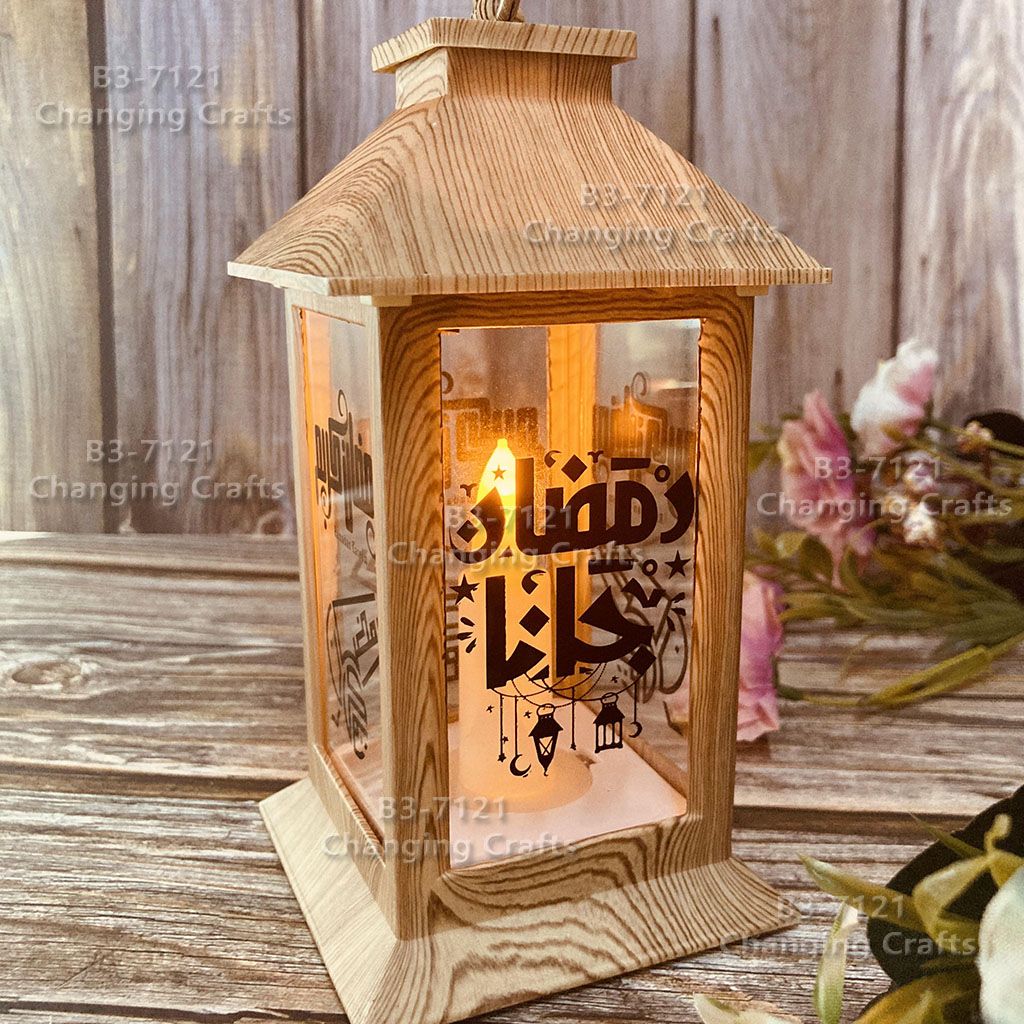 Ramadan plastic antique kerosene flame wind lamp Christmas creative decoration craft electronic candle stall goods import cross border approval Trembling sonic boom wedding road LED horse light soft decoration prop fireplace 098 Item Picture