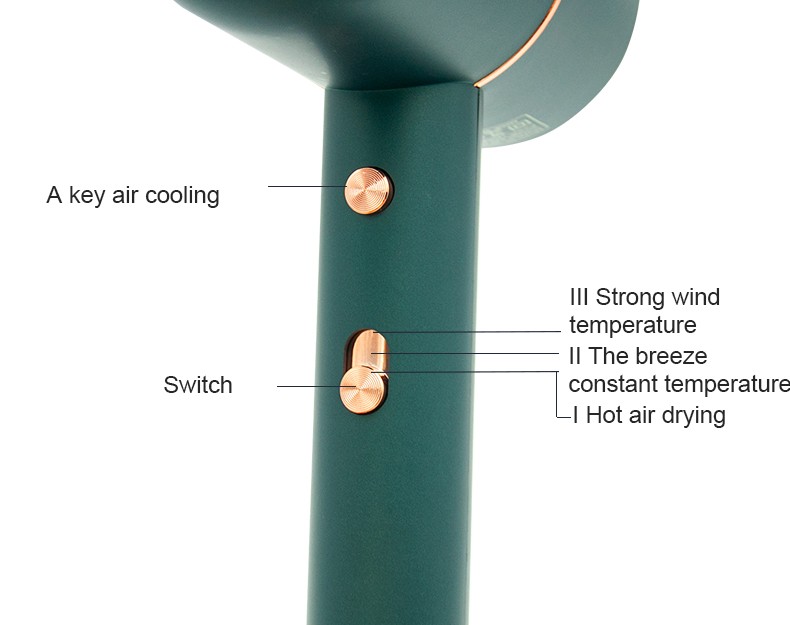 DALING-3010 hair dryer, high-power hair dryer, household cold and hot air hair dryer, wholesale cross-border pic 9