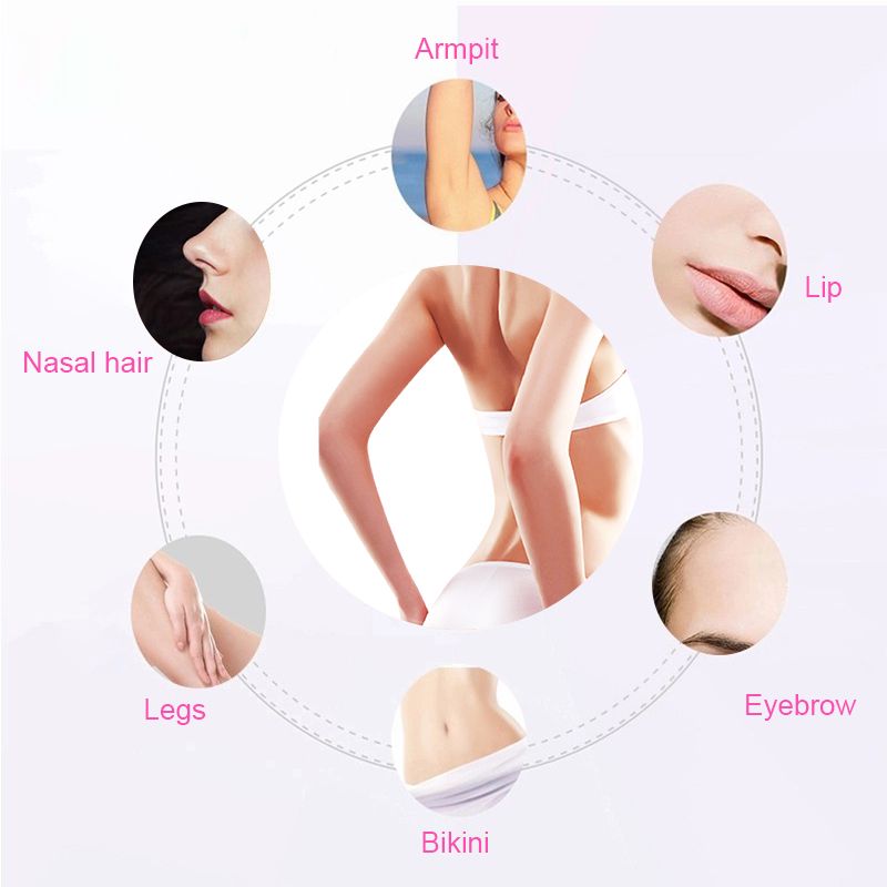 DALING-6005 multi-functional three-in-one hair shaving and massage Device for women, wholesale of cross-border hair shaving devices details Picture