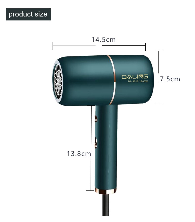 DALING-3010 hair dryer, high-power hair dryer, household cold and hot air hair dryer, wholesale cross-border pic 12