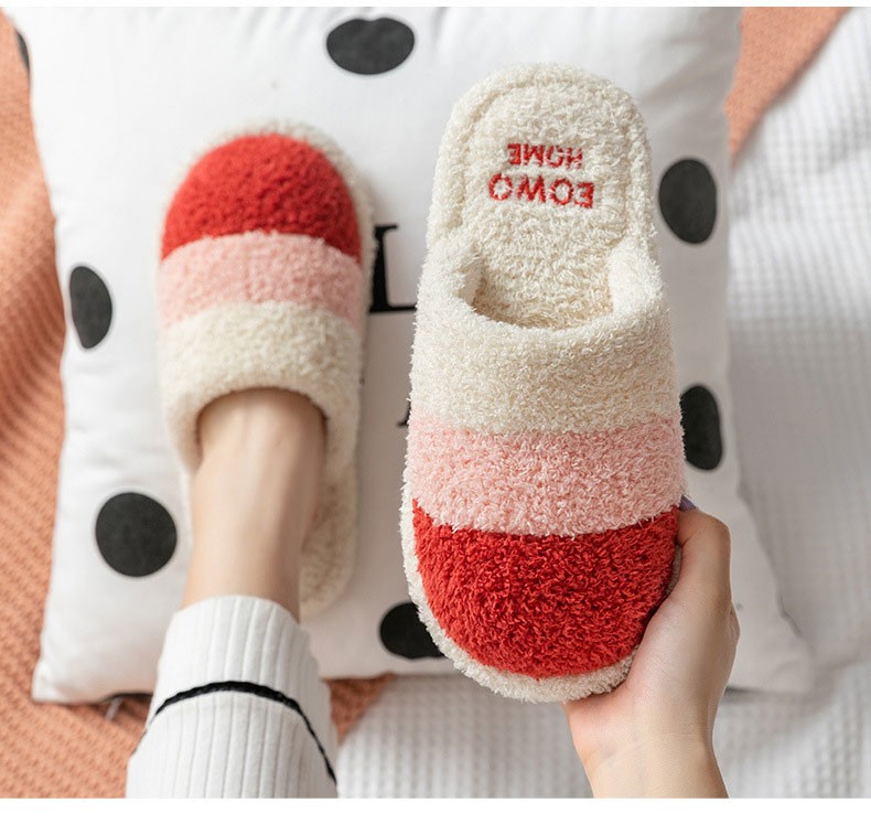爆款地摊棉拖鞋女冬外穿毛绒防滑情侣家居拖鞋保暖居家室内男月子棉鞋详情4