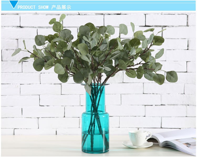Wholesale of high-end artificial flowers, artificial plants, home decoration, money leaves, eucalyptus leaves, artificial flowers, artificial leaves and green plants detail image 12