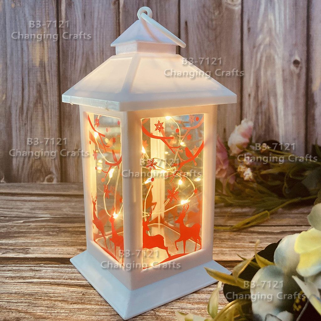 Ramadan plastic antique kerosene flame wind lamp Christmas creative decoration craft electronic candle stall goods import cross border shipment trembling sonic boom wedding road LED horse-light soft decoration prop fireplace 106 details Picture