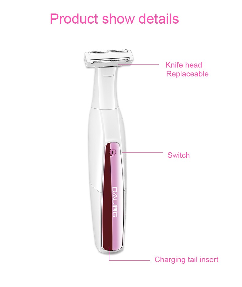 DALING-6005 multi-functional three-in-one hair shaving and massage Device for women, wholesale of cross-border hair shaving devices pic 9