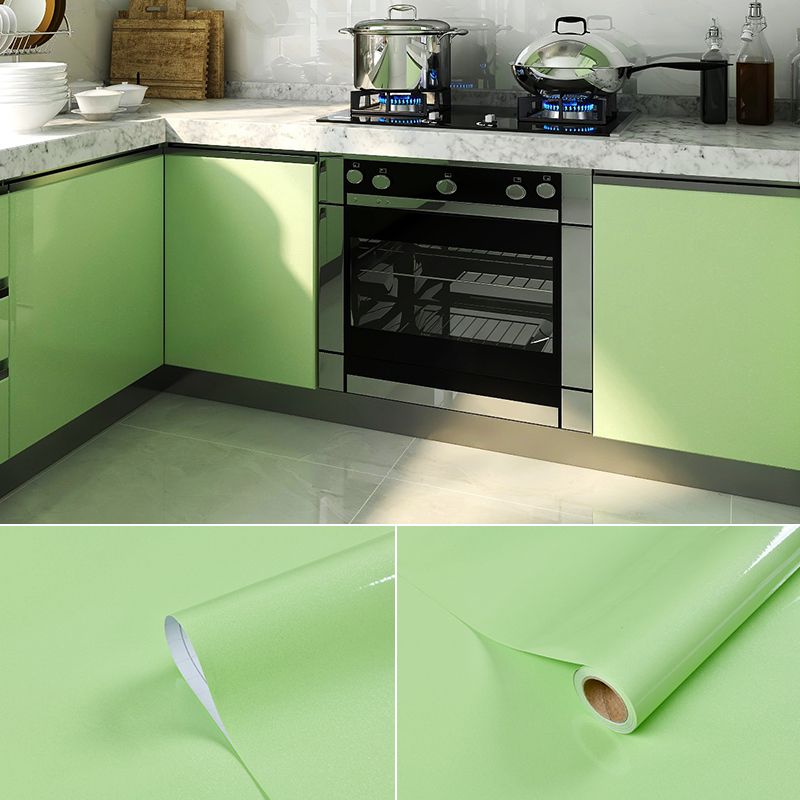 light green color Pearlescent self-adhesive tape with adhesive, moisture-proof, waterproof, refurbished wallpaper, kitchen lampblack stickers, furniture refurbished wardrobe, 60cm*3m