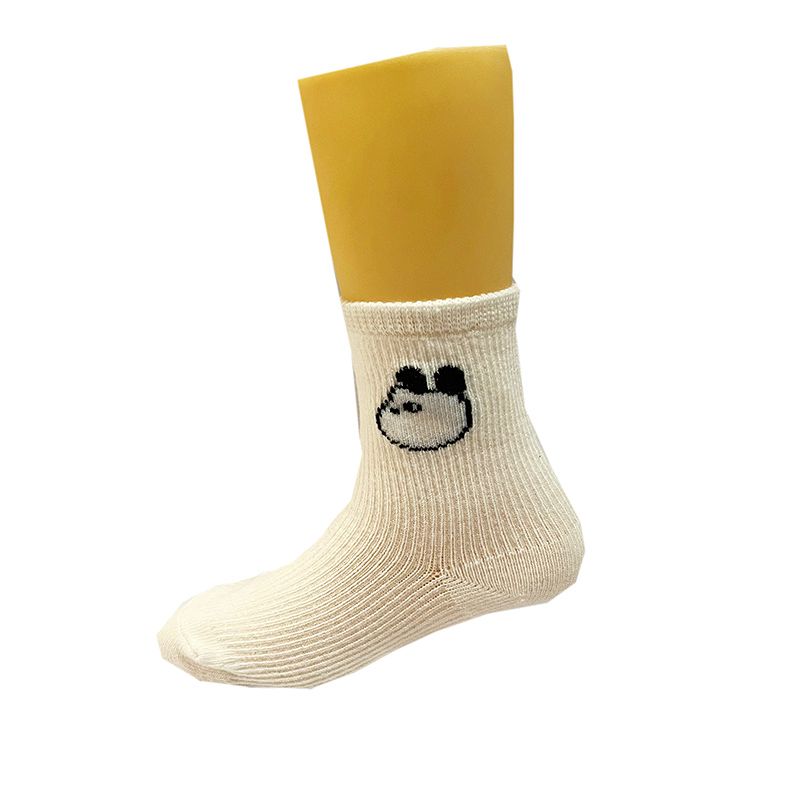 5 pairs of small dog socks for boys and girls, combed cotton, dirt-resistant for boys and girls, autumn medium-thick warm children's mid-calf socks, children's socks, cotton socks for boys and girls Application Scenario