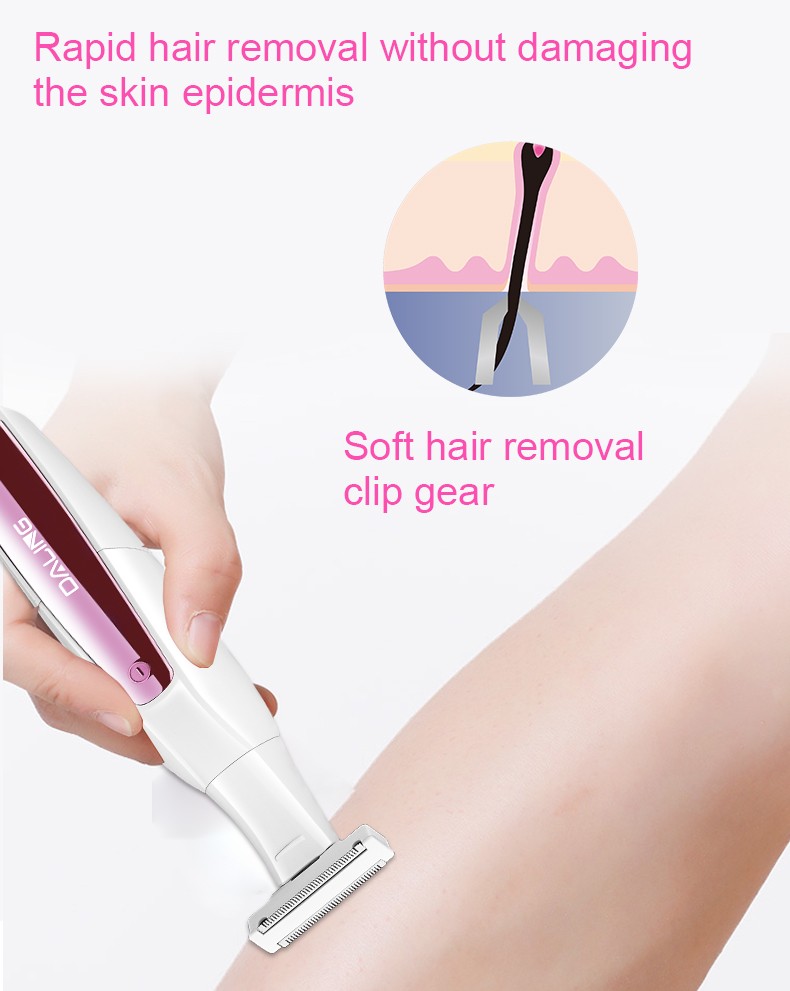 DALING-6005 multi-functional three-in-one hair shaving and massage Device for women, wholesale of cross-border hair shaving devices pic 6