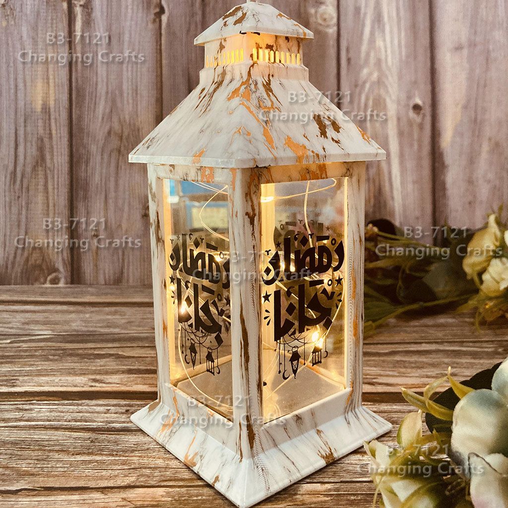 Ramadan plastic antique kerosene flame wind lamp Christmas creative decoration craft electronic candle stall goods import cross border approval Trembling sonic boom wedding road LED horse light soft decoration prop fireplace 098 Application Scenario