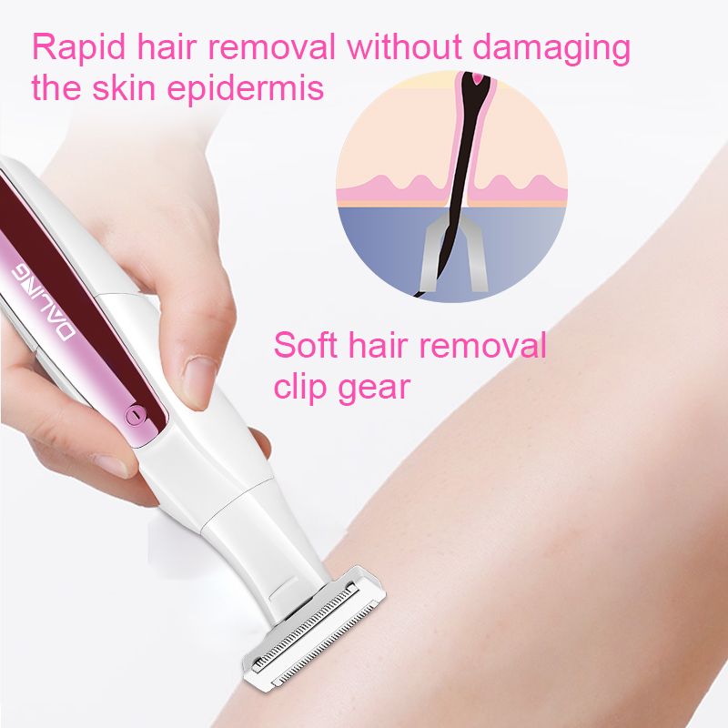 DALING-6005 multi-functional three-in-one hair shaving and massage Device for women, wholesale of cross-border hair shaving devices Item Picture
