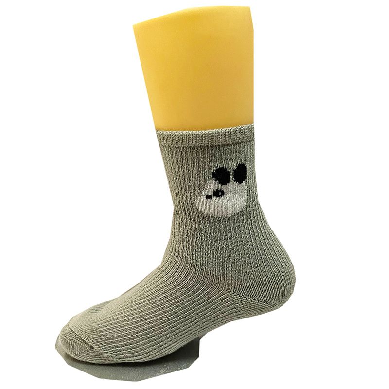 5 pairs of small dog socks for boys and girls, combed cotton, dirt-resistant for boys and girls, autumn medium-thick warm children's mid-calf socks, children's socks, cotton socks for boys and girls Specification image