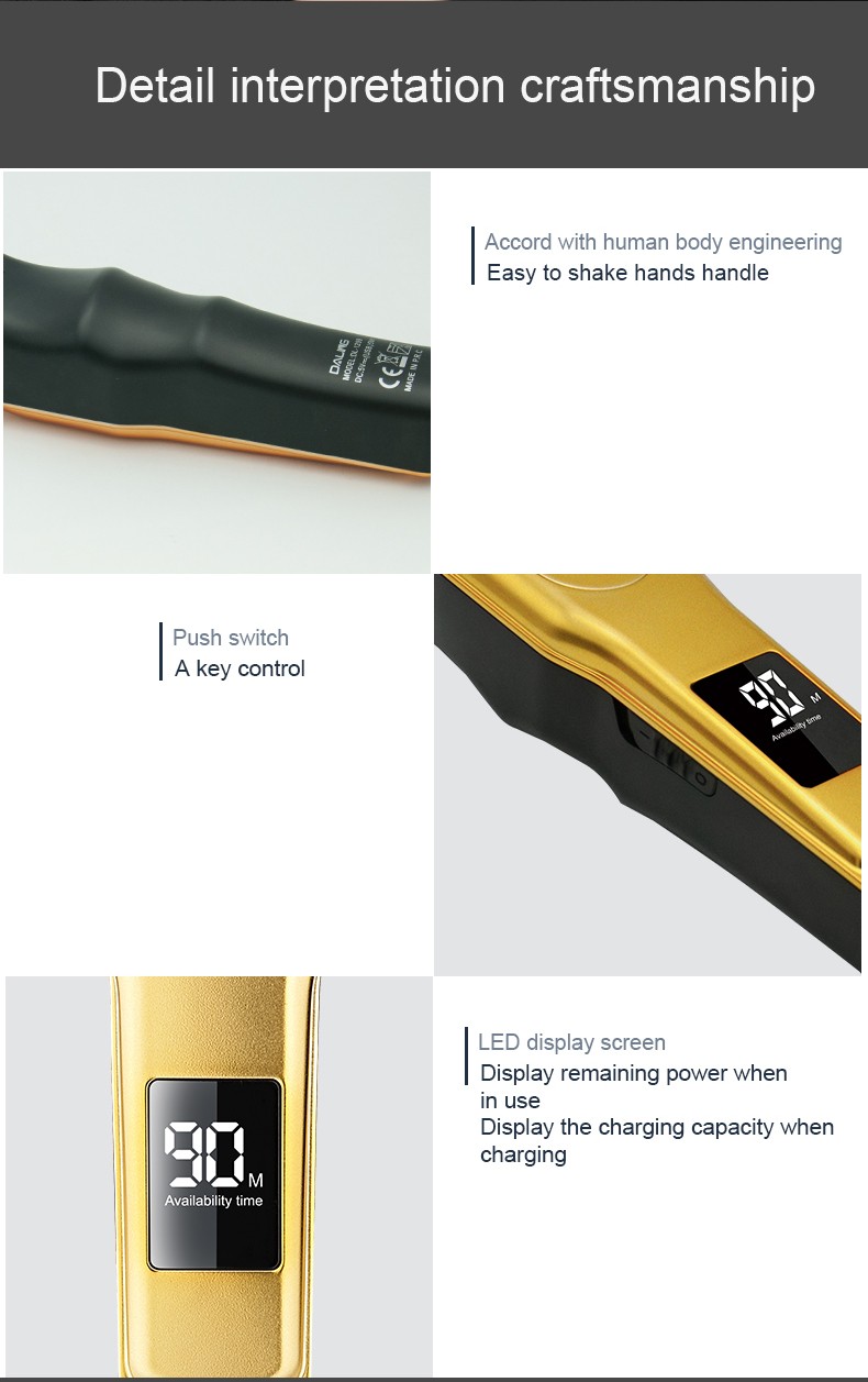 DALING-1209 Professional rechargeable Hairdressing Tool, high-power electric clipper wholesale Cross-border pic 12