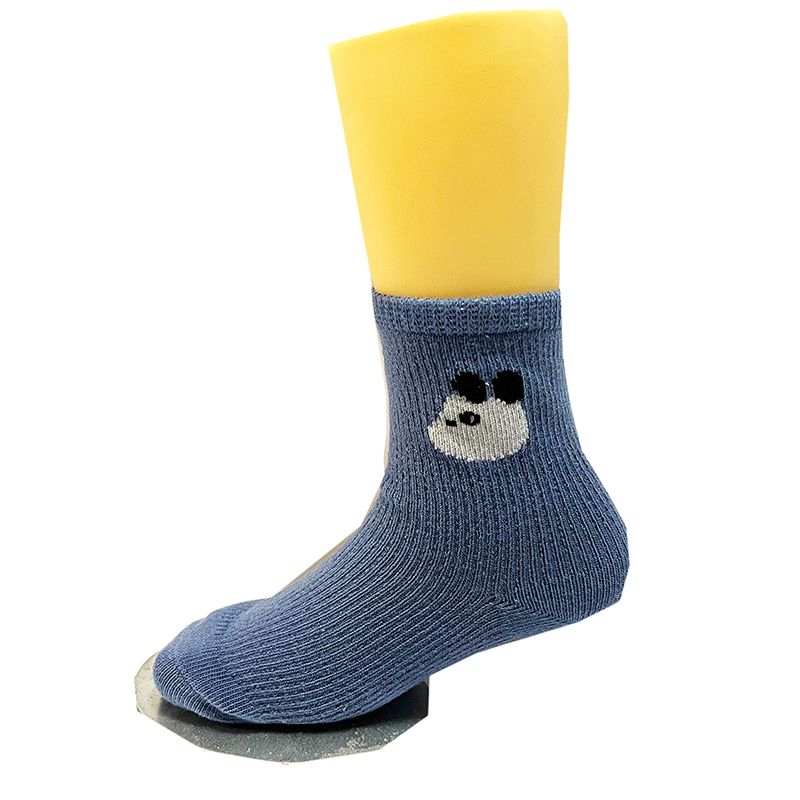 5 pairs of small dog socks for boys and girls, combed cotton, dirt-resistant for boys and girls, autumn medium-thick warm children's mid-calf socks, children's socks, cotton socks for boys and girls details Picture