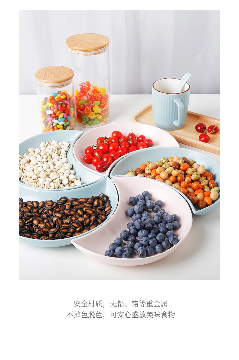 Tao Bao Wang Elegant Series Tableware 9-inch moon plate, vegetable plate, salad Plate, ceramic tableware pic 10