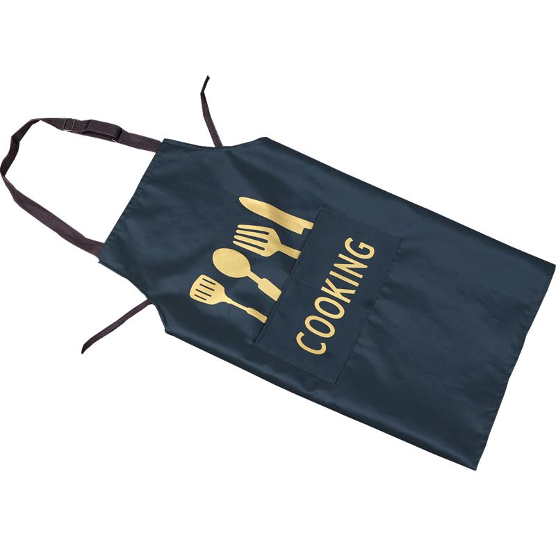 厂家批发番升韩版家居服三层复合防水印花刀叉围裙定LOGO。产品图