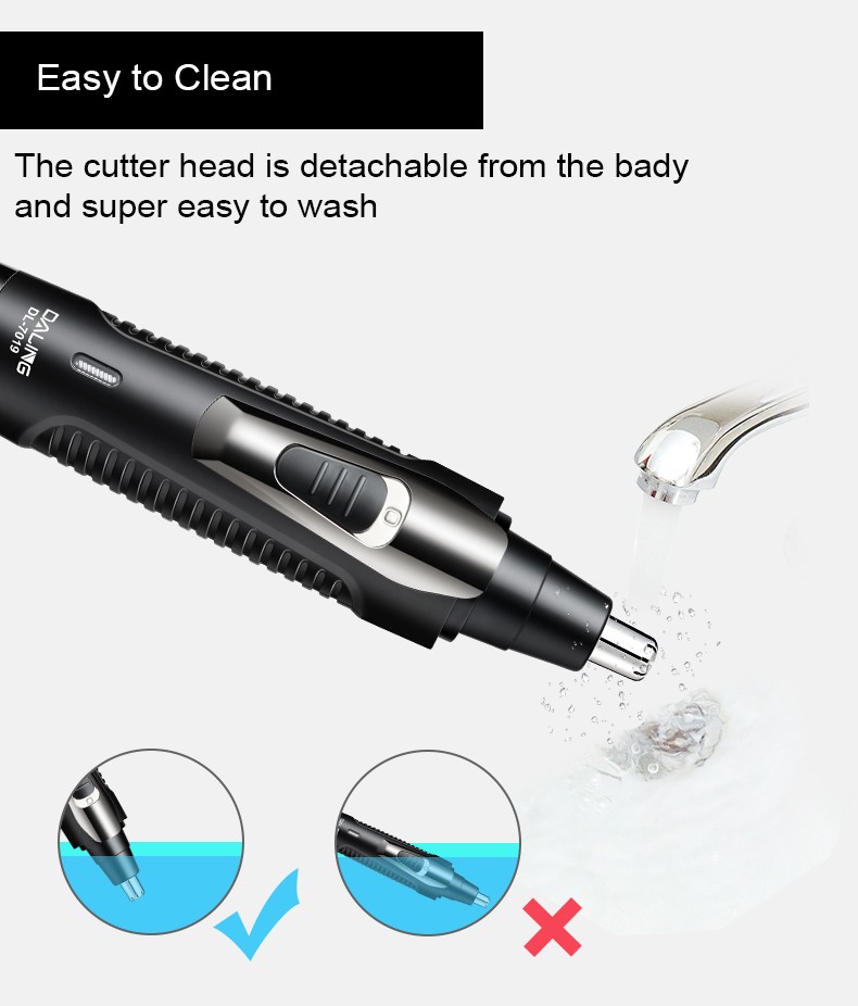 DALING-7019 Electric Nose Hair Trimmer Multi-functional Set Razor Nose Hair Trimmer Sideburns Wholesale detail image 6