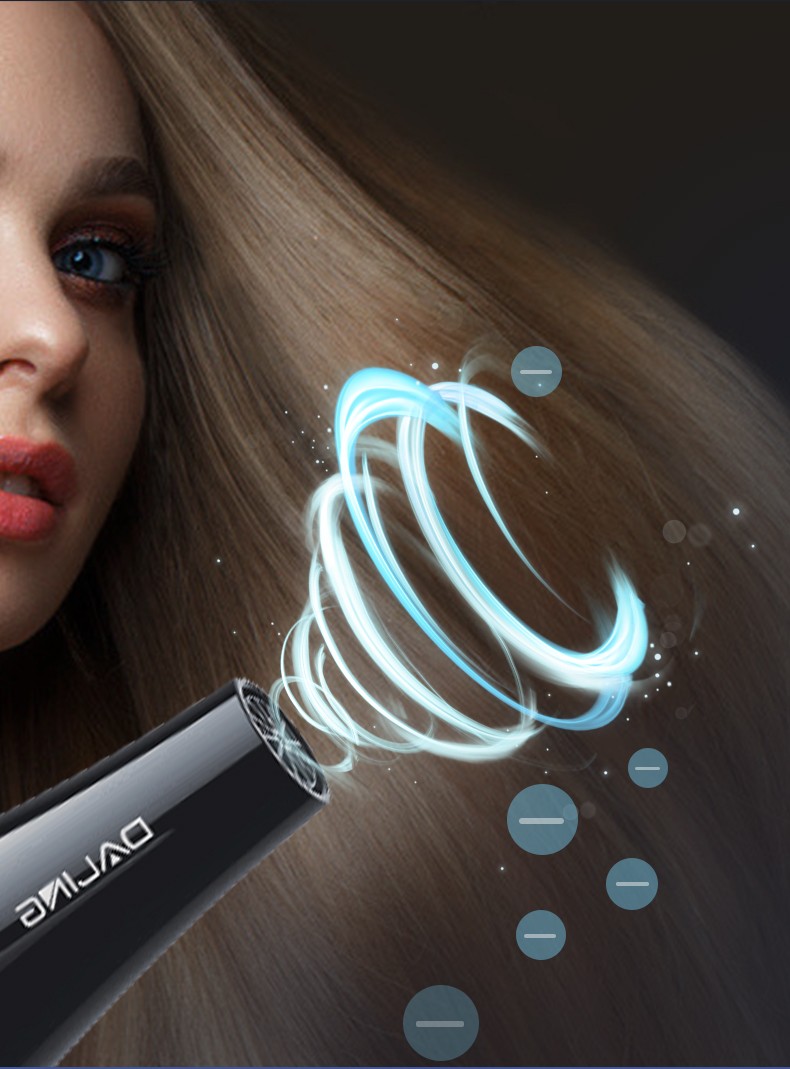 DALING-3007 hair dryer, negative ion blue light does not damage hair, high power hair dryer, household cold and hot air hair dryer, wholesale cross-border detail image 4