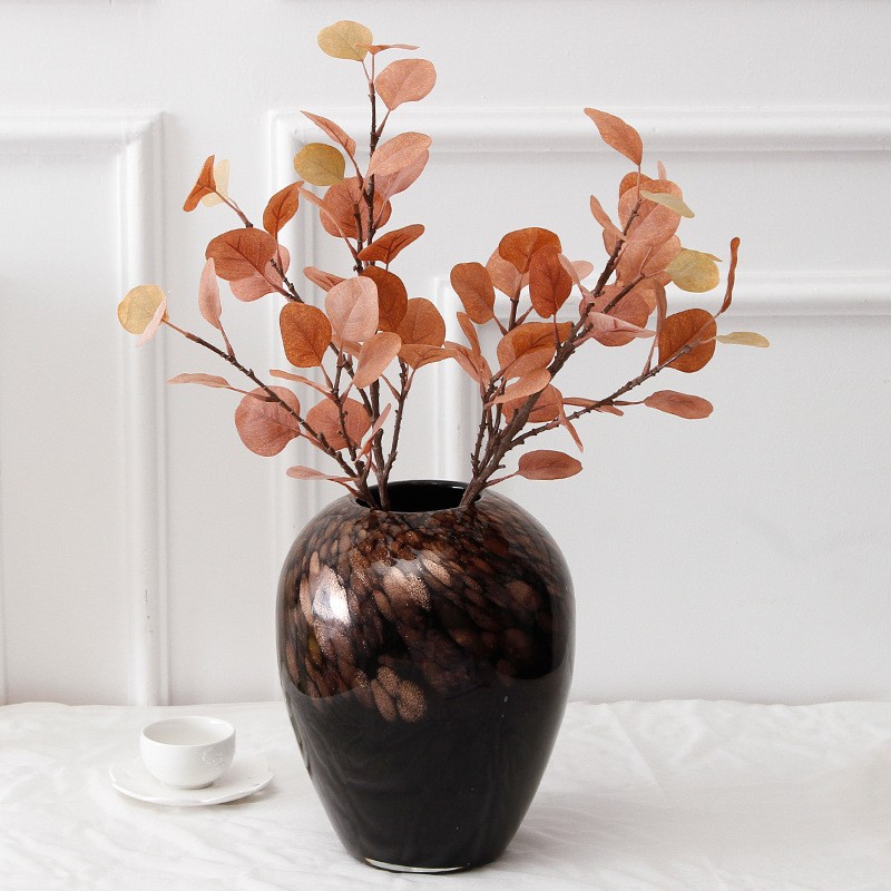 Wholesale of high-end artificial flowers, artificial plants, home decoration, money leaves, eucalyptus leaves, artificial flowers, artificial leaves and green plants detail image 14