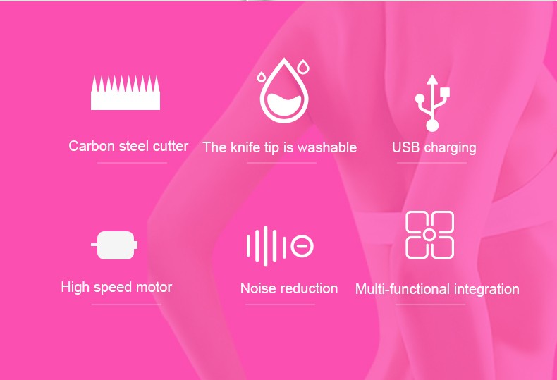 DALING-6005 multi-functional three-in-one hair shaving and massage Device for women, wholesale of cross-border hair shaving devices pic 2