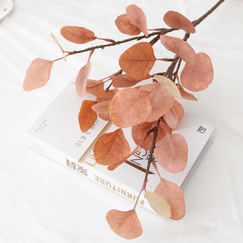 Wholesale of high-end artificial flowers, artificial plants, home decoration, money leaves, eucalyptus leaves, artificial flowers, artificial leaves and green plants Item Picture