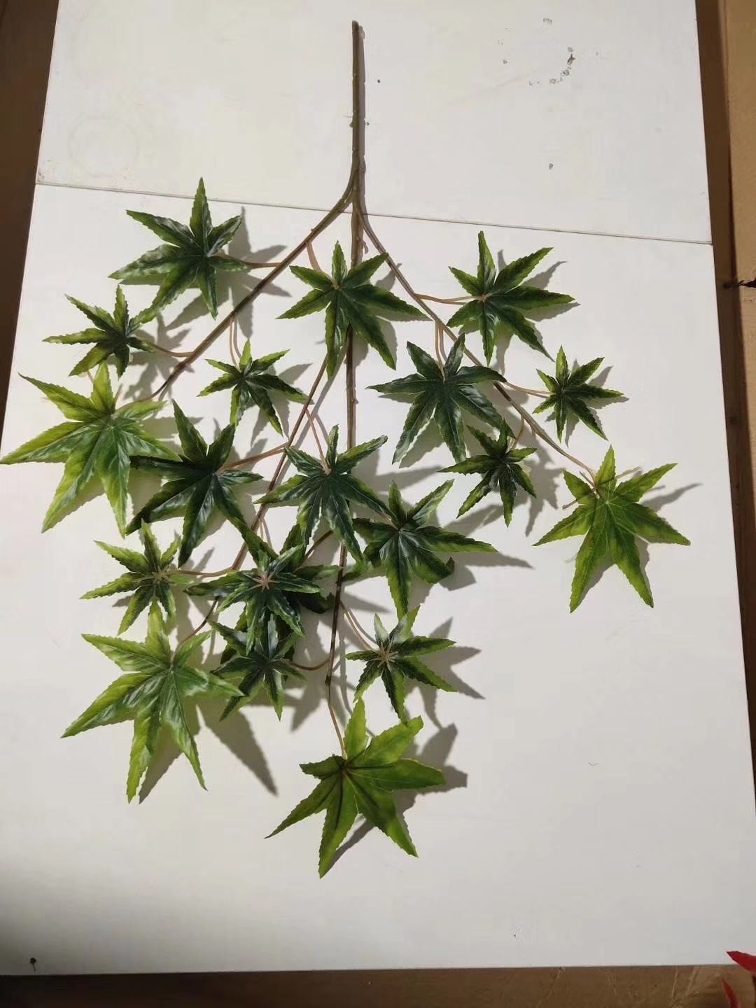 Canadian red maple branches, American big red maple, tactile red maple branches, artificial maple leaves, artificial red maple leaves, fake maple leaves, Xiangshan maple detail image 4