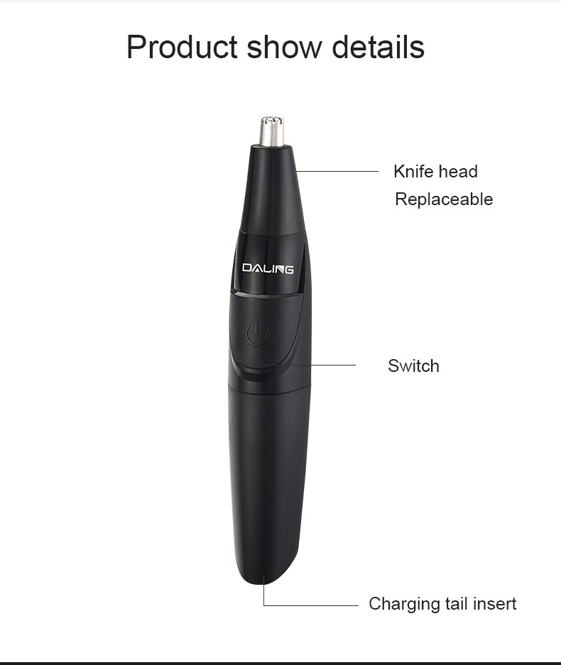 DALING Electric Nose Hair Trimmer DALING-7010, multi-functional nose hair trimmer, Eyebrow Trimmer, Cross-border detail image 10