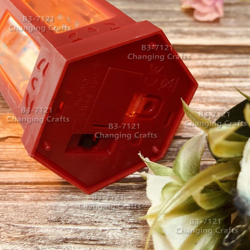 Ramadan plastic antique kerosene flame wind lamp Christmas creative decoration craft electronic candle stall goods import cross border approval Trembling sonic boom wedding road LED horse-light soft decoration prop fireplace 132 Application Scenario