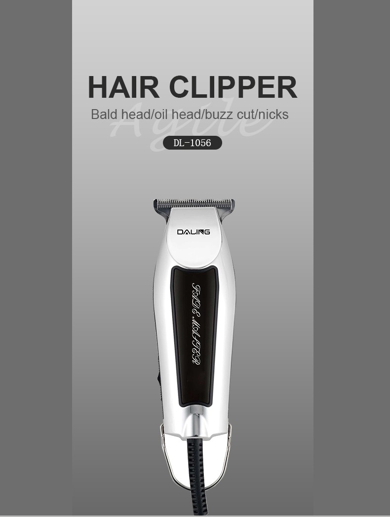 DALING-1056 Professional rechargeable oil head power cord hair clipper for shaving heads and high-power push scissors wholesale pic 1