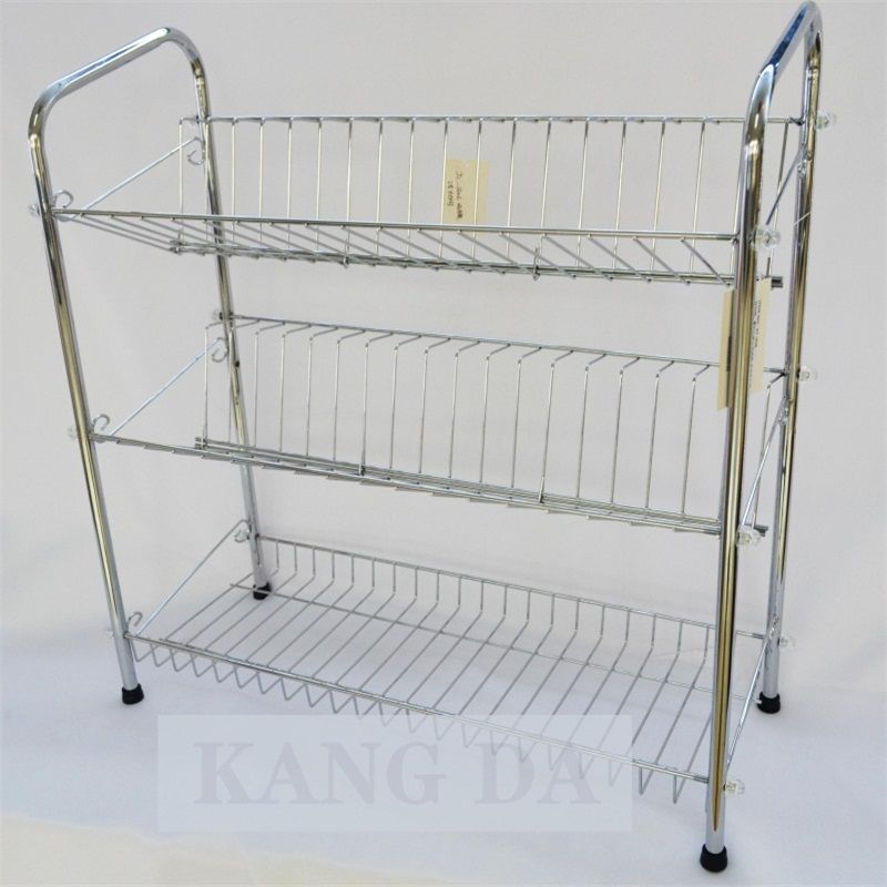 High and low door shape three layer bowl holder fixed mesh plating thumbnail