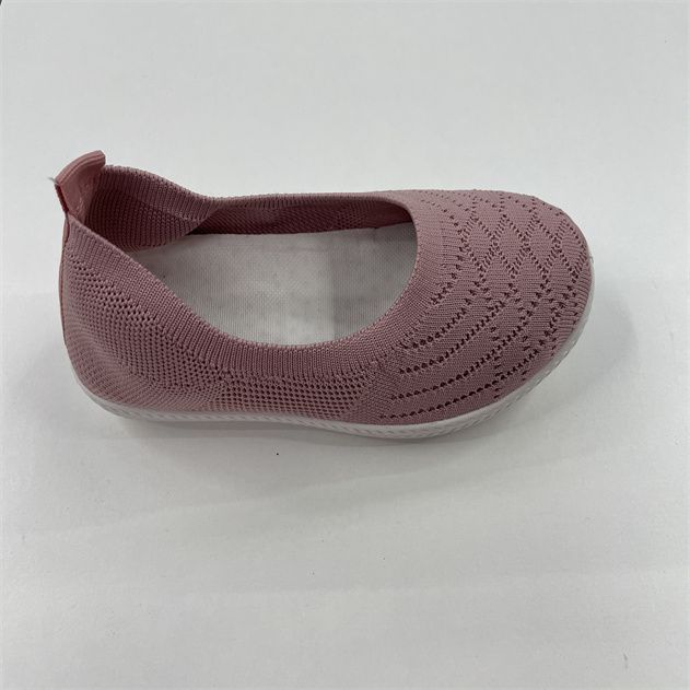 新款休闲平底运动鞋一脚蹬飞织网面鞋运动鞋589