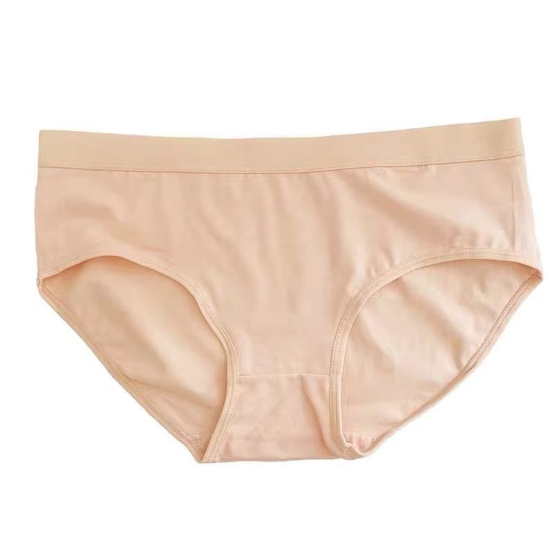 Seamless Underwear Female Cotton Antibacterial Graphene Summer Middle Waist Little Girls Cotton Thin Japanese Triangle Shorts Head 1116