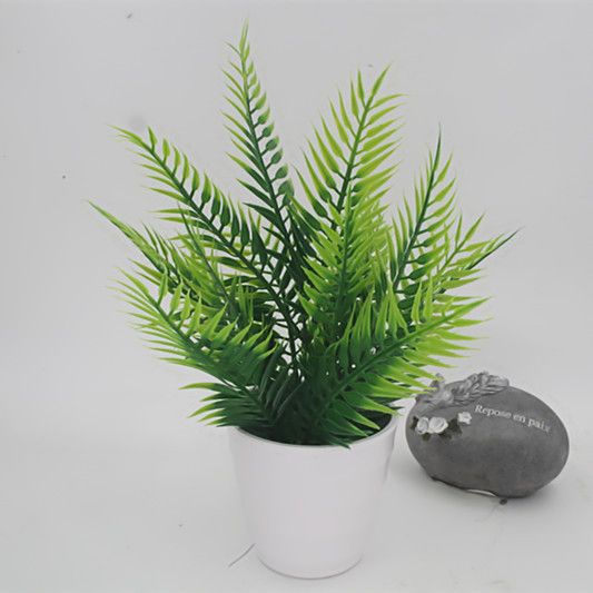 Wholesale of artificial plant potted plants, indoor green plants, small bonsai, garden living room and office placement artificial flower sets