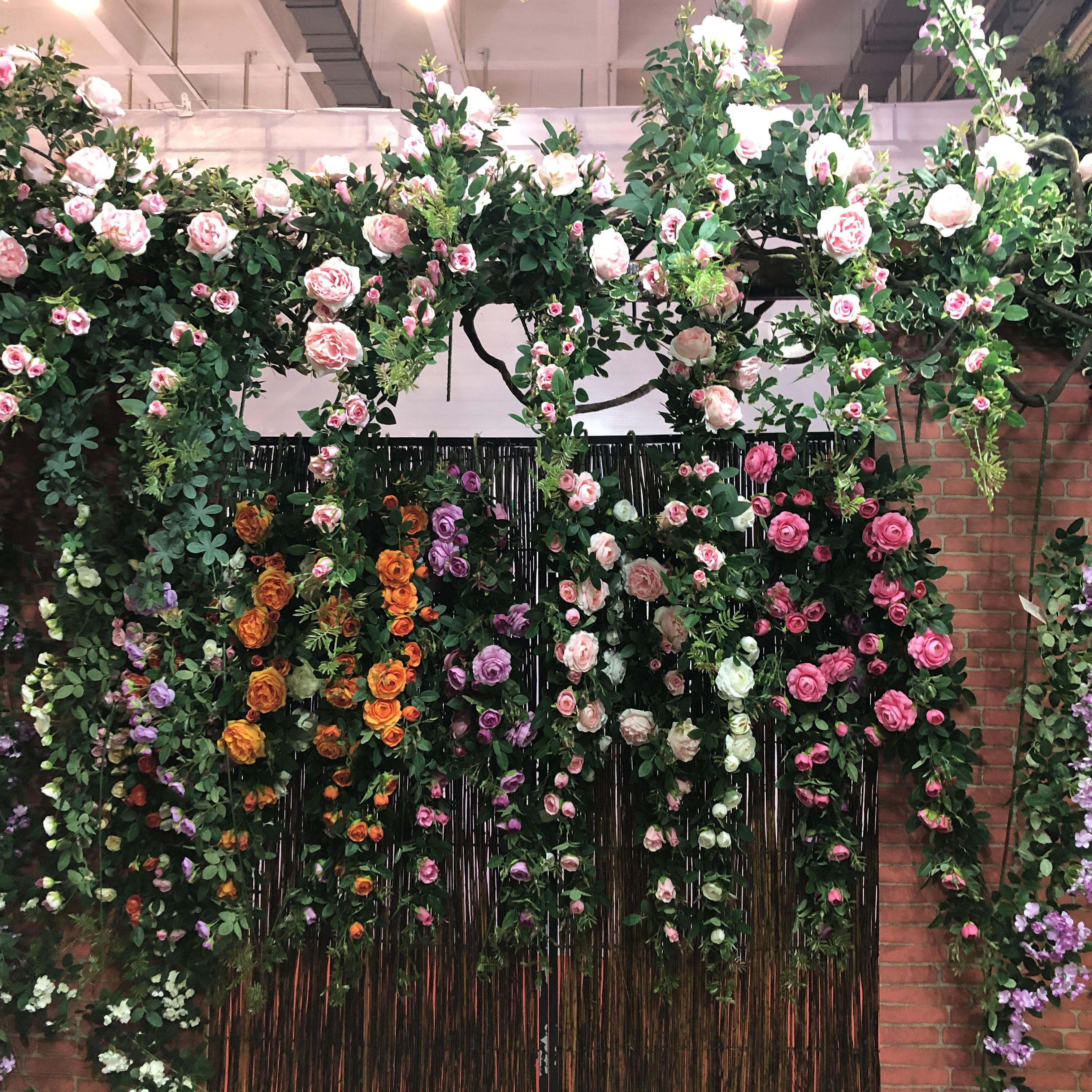 Wedding artificial flowers, large crape myrtle decoration, garden landscaping, artificial flowers, silk flowers, engineering decoration, crape myrtle flower manufacturer wholesale pic 9