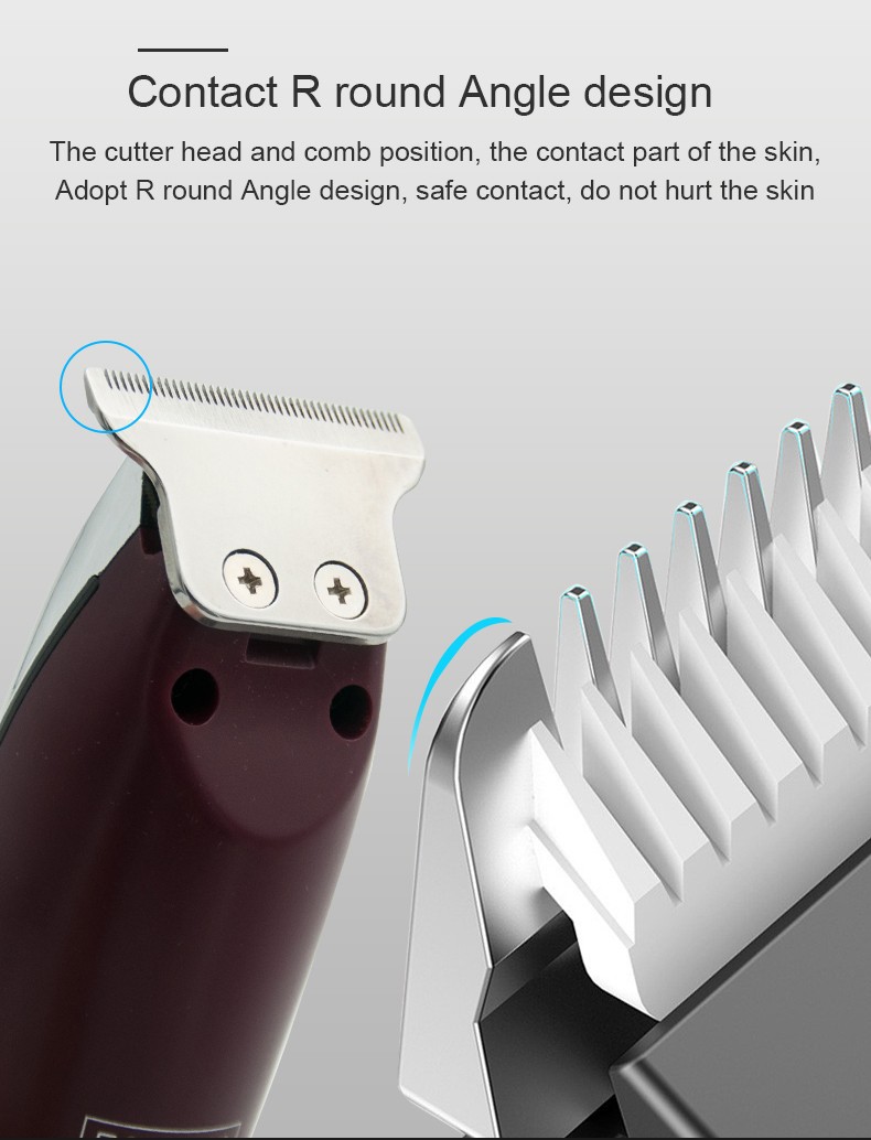 DALING-1056 Professional rechargeable oil head power cord hair clipper for shaving heads and high-power push scissors wholesale pic 7